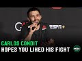 Carlos Condit on Matt Brown fight: "I hope it was exciting"