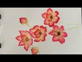 Beautiful Flower Painting 354- #decorativepainting #floralpainting #watercolorflorals