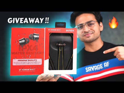 Best Bluetooth Neckband At Rs 899/- 🔥IPX4 Water Resistant 💦 | Intex Musique Envy Unboxing 🚀