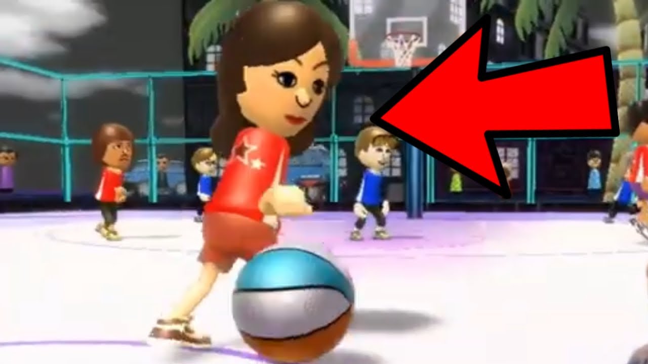 I Made HALF COURT Shots in Wii Sports Resort Basketball!