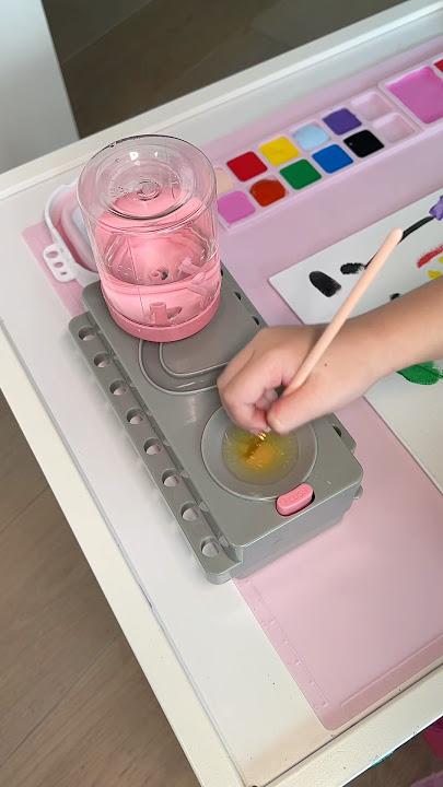 I Built the ULTIMATE Paint Station! 🎨🔥 #artsetup