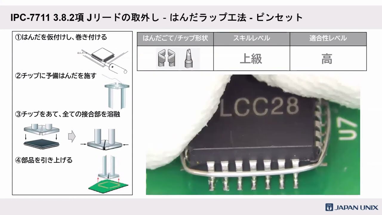 リペア作業 IPC-7711/7721 リワーク・リペア作業手順（ダイジェスト） - YouTube