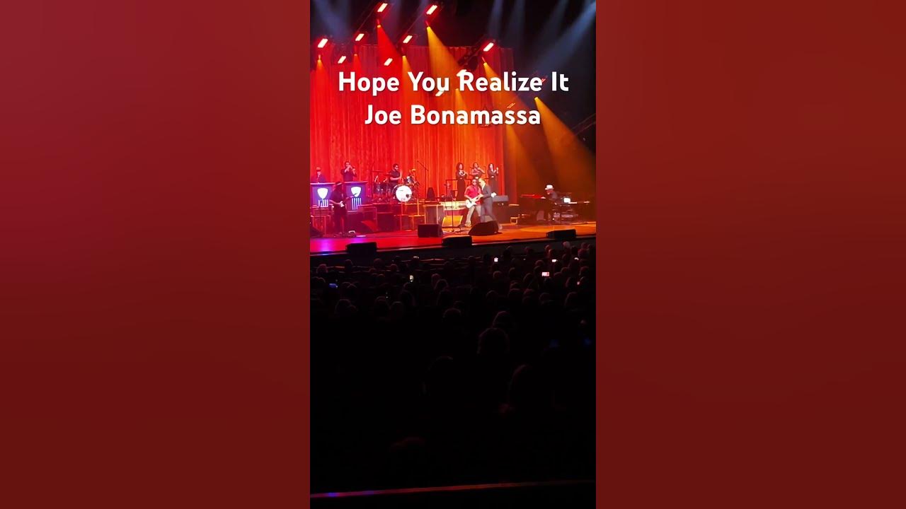 Joe Bonamassa: Hope You Realize It (Goodbye Again) #blues #joebonamassa #concert