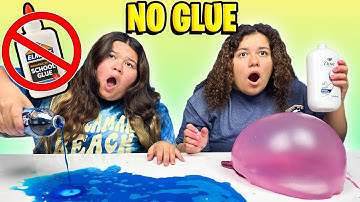 Testing NO GLUE SLIME and 1 INGREDIENT VIRAL SLIME Recipes DIY