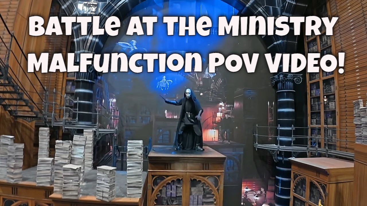 Ride Malfunction POV : Harry Potter Battle at the Ministry EPIC ...