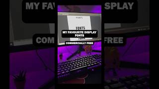 My favourite display fonts #graphicdesign #fonts #photoshop #design