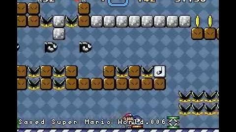 Super Mario World custom level, Yellow Switch Palace and Yoshi