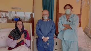 اولین ویدیو صبا راد و همسرش در بیمارستان بعد از ابتلا به کرونا
