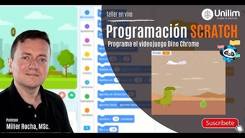 5. Tutorial SCRATCH / MBLOCK - ¿Cómo hacer el juego Dinosaurio Chrome con Scratch?