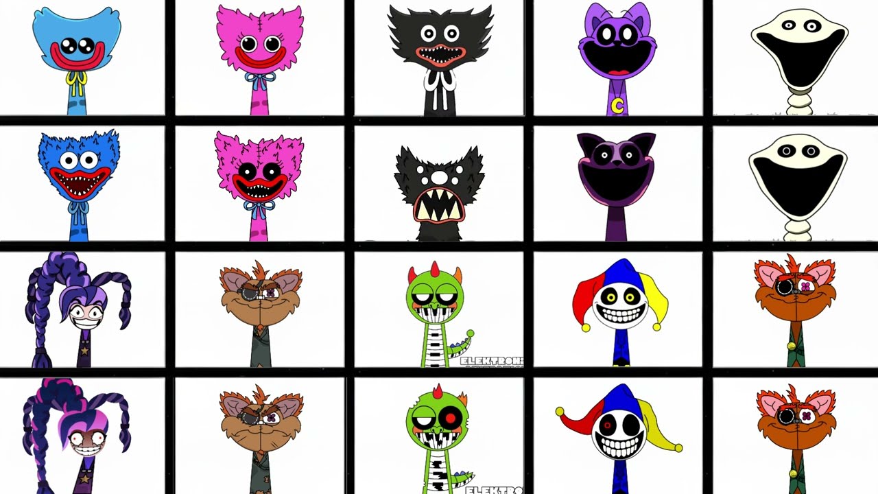 SPRUNKI OC : All Poppy Playtime: Chapter 5 Phase 1 to Phase 2 (from Poppy Playtime)