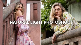 Natural Light FASHION PHOTOGRAPHY Tips  Behind The Scenes | Canon 5d4 + 2470 f2.8