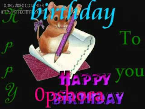 Happy Birthday Bangla Song Youtube