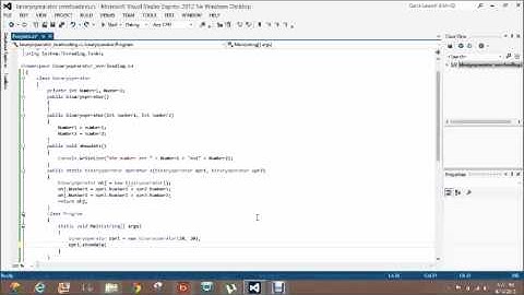 how to use binary operator overloading in C# application