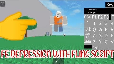 ROBLOX FE DEPRESSION WITH FLING SCRIPT using FLUXUS EXECUTOR played at Fencing - script on comments