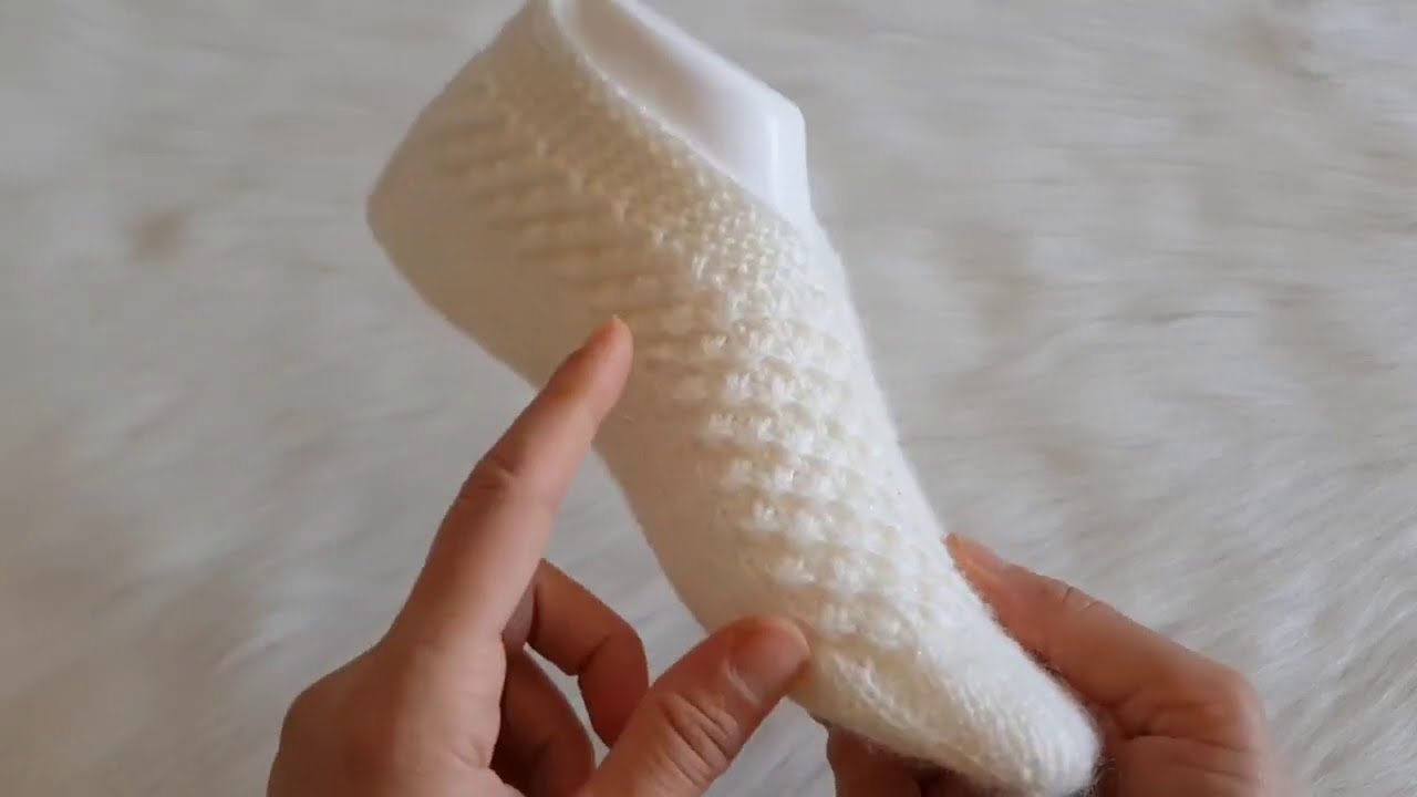 Gelin Kızlarımıza AnGora Simli Şal İpi ile Muhteşem Beş Şiş Patik /çeyizlik örgü