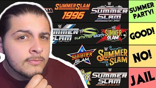 Ranking EVERY WWE SummerSlam Logo from 1988–2025
