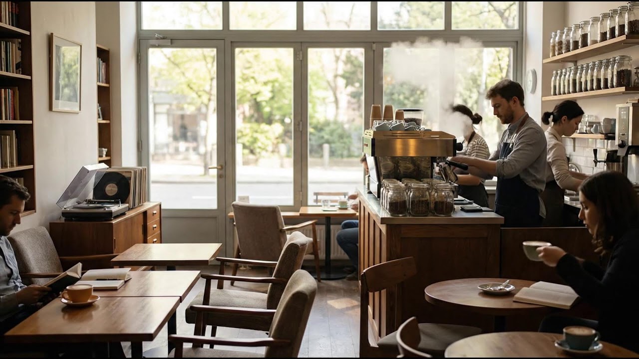 春のコーヒーに優しいジャズ 🌸🎶 居心地の良い朝