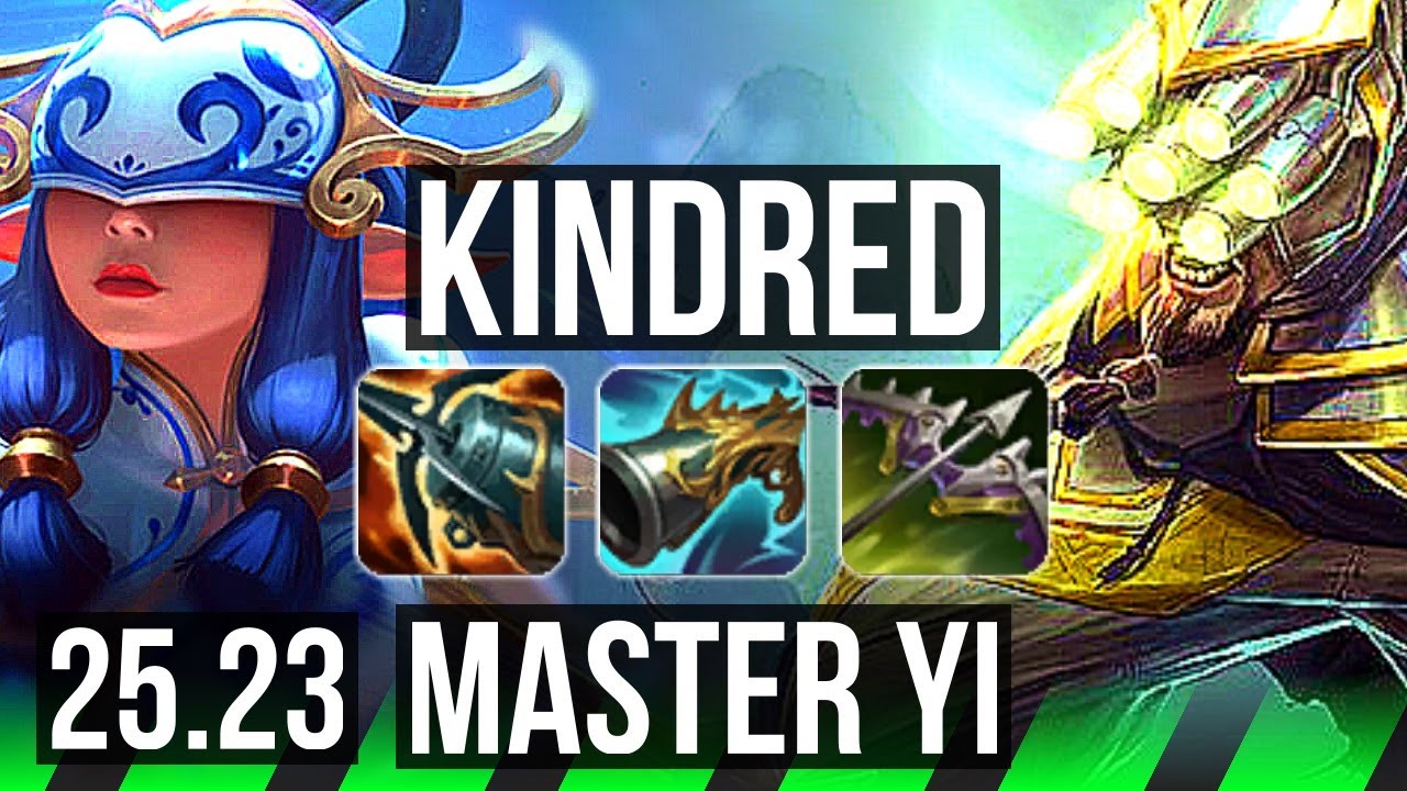 KINDRED vs MASTER YI (JGL) | KR Challenger | 25.23