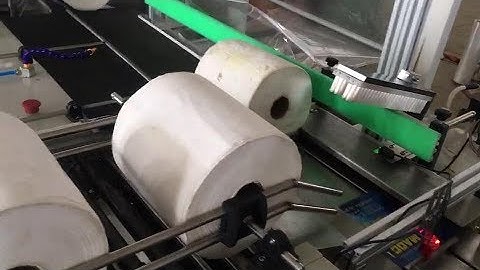 Toilet tissue paper roll shrink wrap machine jumbo rolls packaging machine