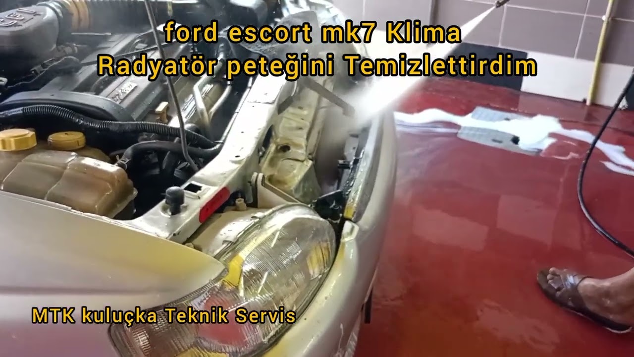 Ford escort Clx Ac klima Radyatör Temizliği