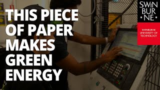 This Piece Of Paper_Makes Green Energy