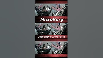 #synthwave MicroKorg - Jean Michel Jarre Patch