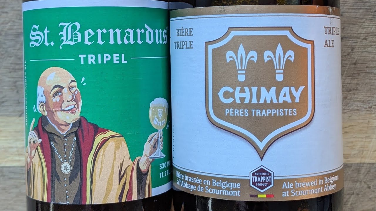 St bernardus Vs Trappist Chimay Tripel  Taste Off
