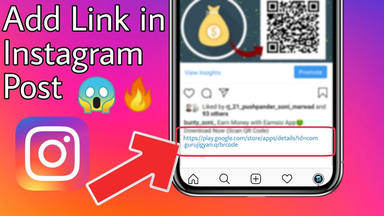 How to Add Link in Instagram Post Instagram New Trick