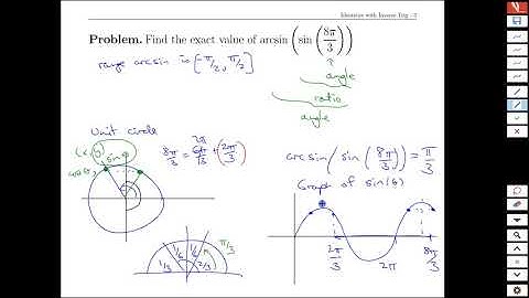 Topic 4-6 Identities With Inverse Trig