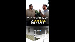 The EASIEST Way to SAVE $30K on a Deck