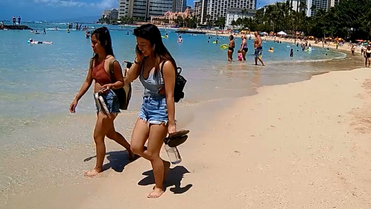 video phone beyonce mp3 Famous Waikiki Beach, Walking with HD Wide Angle Camera, Most Beatiful Beach, Honolulu, Hawaii
