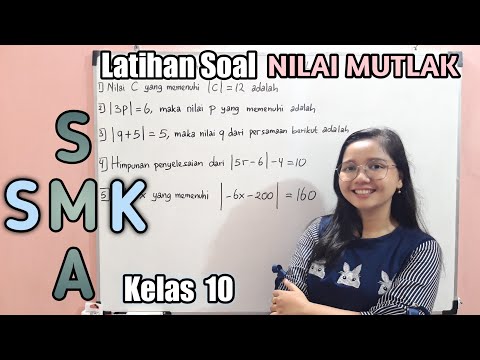 Latihan Soal Nilai Mutlak