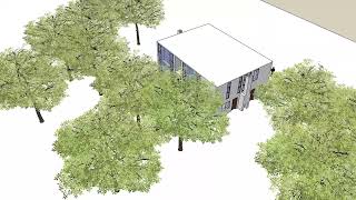 Modelagem 3D | Esherick House | Projetos em 3D