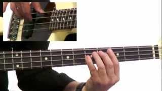 50 Bass Grooves - #1 Shuffle in G - Bass Guitar Lesson - David Santos chords