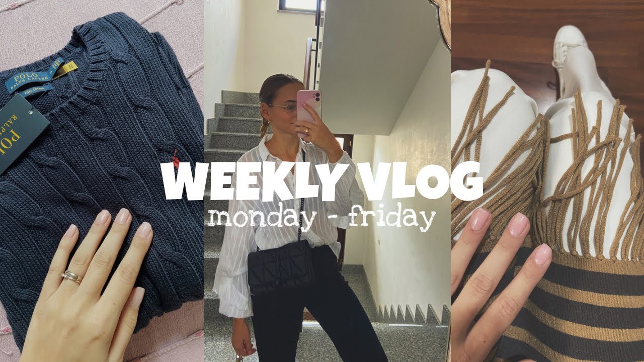 WEEKLY VLOG: lezioni università, lavoro, acquisti 🌈
