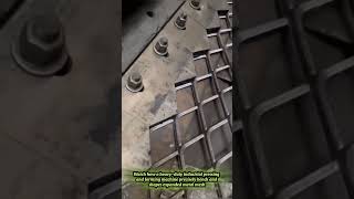 Heavy-duty mechanical pressing tool for shaping metal grating