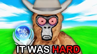 I BEAT Gorilla Tag…