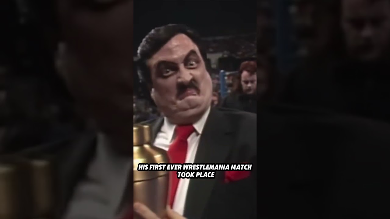 This was the Undertaker's first ever Wrestlemania match