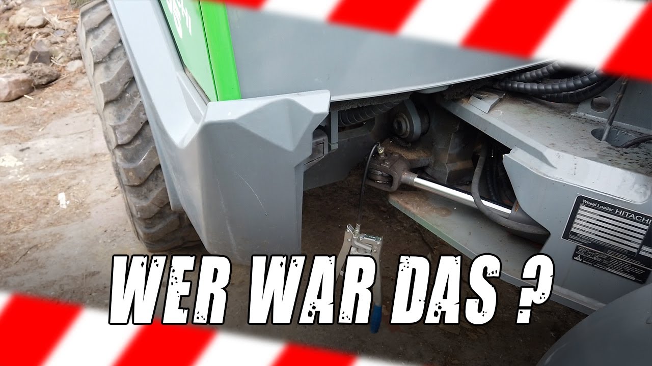 Beschädigung meiner Maschine beim Diebstahlversuch | Der Macker mit dem Bagger