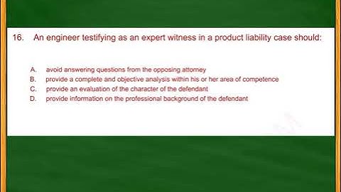 FE Exam Mock Question Series 1, Question 11-20