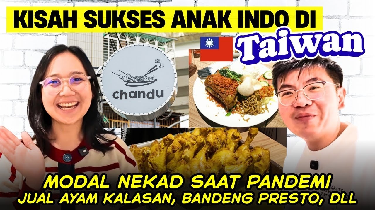 Anak Muda 🇮🇩 Sukses Buka Restoran Indonesia di Taiwan