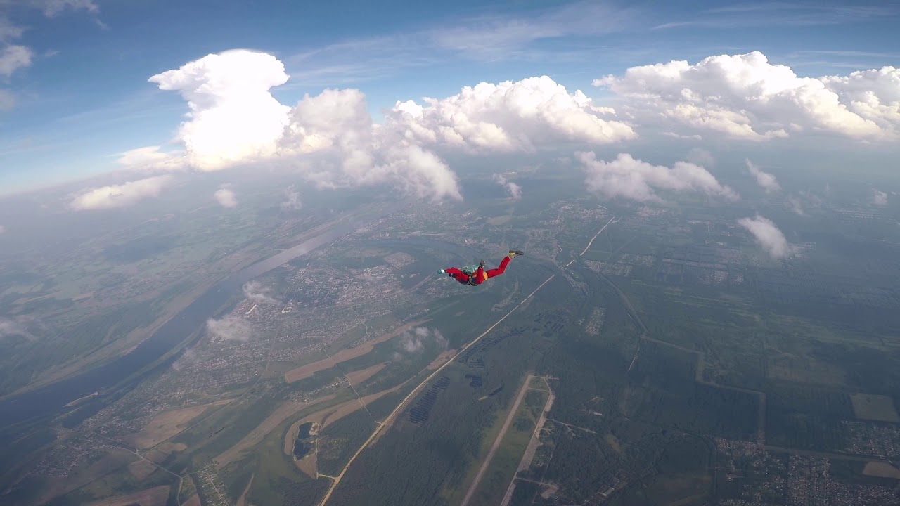 Прыжок с парагютом с 4500м AFF level 7 (exam) DZ Istomino / АФФ уровень 7 (экзамен) ДЗ Истомино