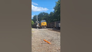 CSX Coming Into Horseshoe Curve, CSX+Coal Cars Leaving!!! #train #csx #railway #railfans #outdoors