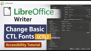 Changing Basic CTL Fonts in Libre Office