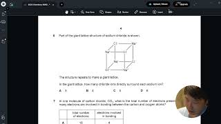 2022 O level Chem P1 Q6