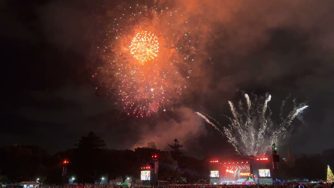 Carols In The Domain Fireworks 2023
