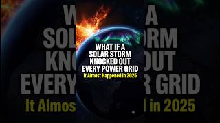 What If a Solar Storm Knocked Out Every Power Grid on Earth? It Almost Happened. ⚡