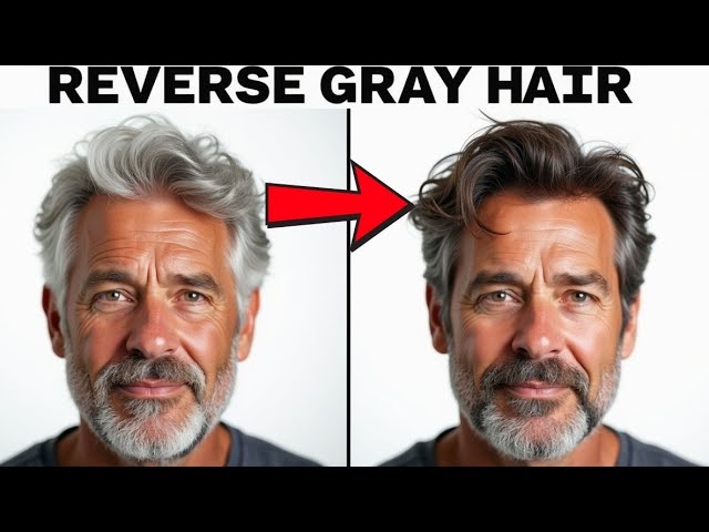 Reverse Gray Hair Naturally | Melanin-Boosting Remedy for Darker, Thicker Hair