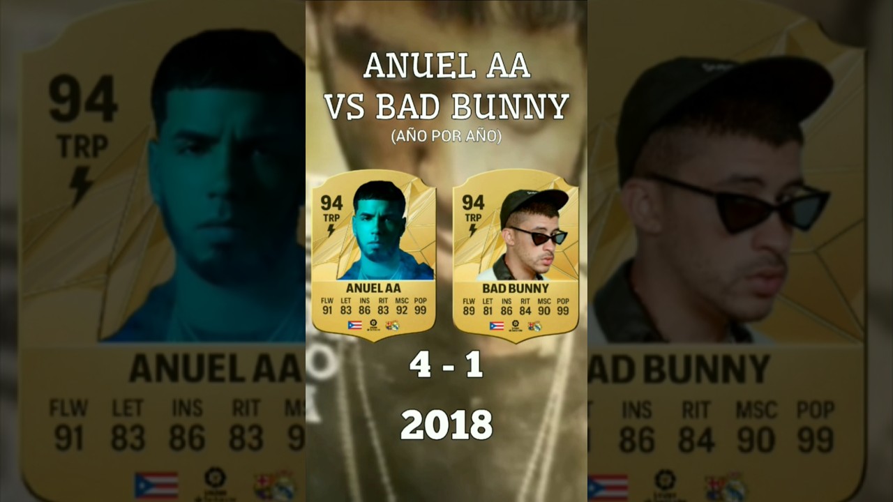 Anuel AA Vs  Bad Bunny en EAFC 25 