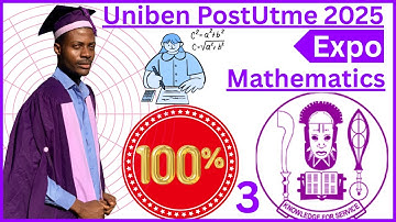 Uniben Postutme Expo 2025 | Mathematics Questions and Answers